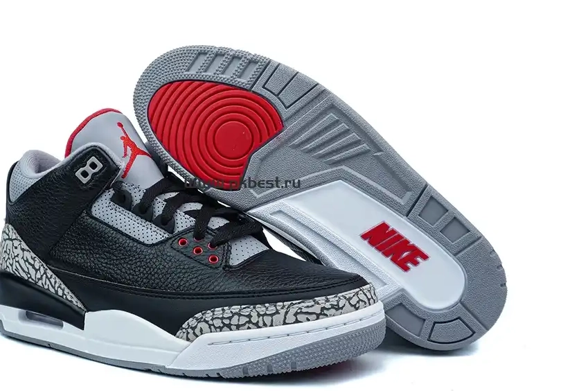 Cement Retro SHIP TO PK Jordan GOD READY Air 3 RETAIL MATERIALS Black 0517